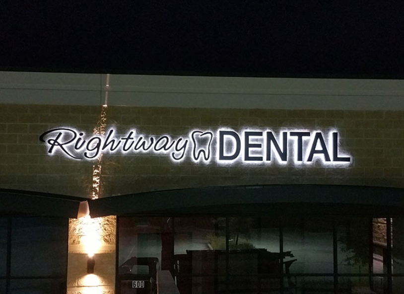 DG_Signs's tweet photo. LEDs are mounted on the sign, so when the sign is on, the light forms a halo-like look. Also known as backlit signs, they offer amazing visibility at night, and really do stand out from standard business signs. #DGSIGNS https://t.co/ShsrYkvv9l