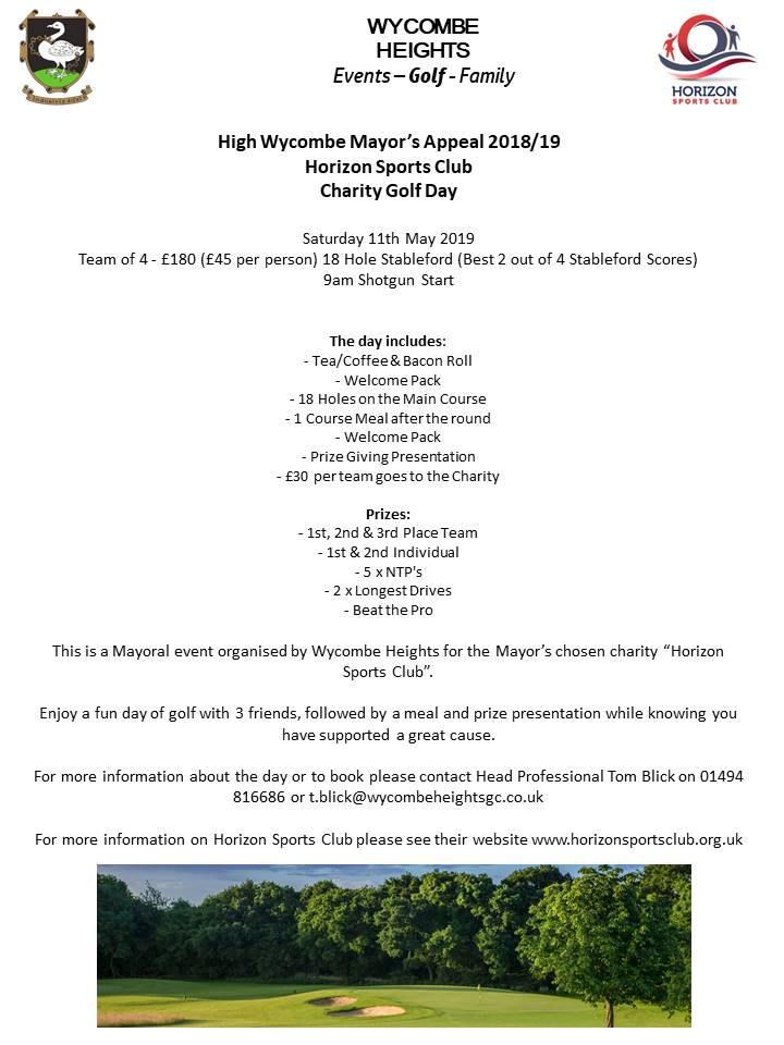 hw_first's tweet photo. How good is your golf? Good enough the beat the Pro @WycombeHeights? Here's your chance to find out Join me on Saturday 11 May as we enjoy this great local facility https://t.co/s0DKRS5c55