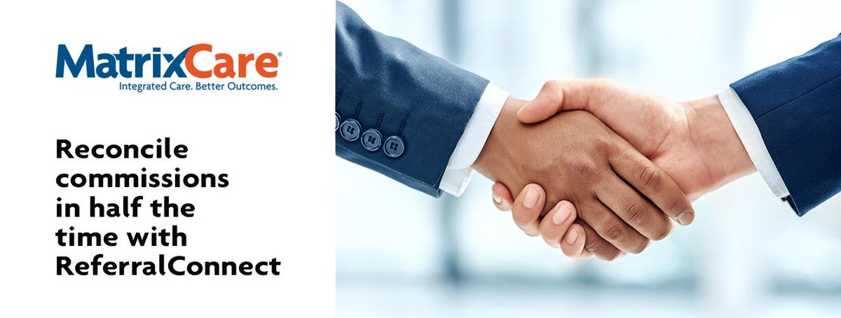 MatrixCare's tweet photo. #ReferralConnect can help with your month-end reconciliation process, turn what takes weeks to process down to days! Learn new insights to optimize #reimbursement and increase marketing opportunity in our latest #webinar: https://t.co/4wOWrFA7cM https://t.co/JNApE2fswR