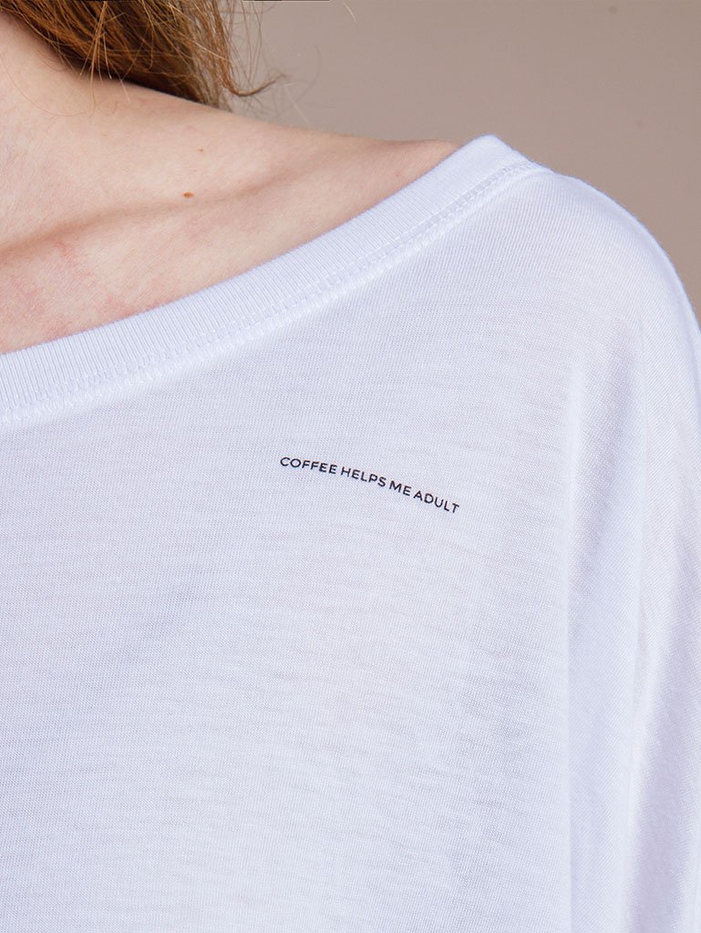 #MondayMotivation..COFFEE! Welcome back to the work week. I think it's time to grab a cup of Get Sh*t Done and kick start the brain in gear. Shop our #COFFEE HELPS ME ADULT dolman top and take 30% off with promo code SPR30 till April 28, grab one quick before they're gone! #sale