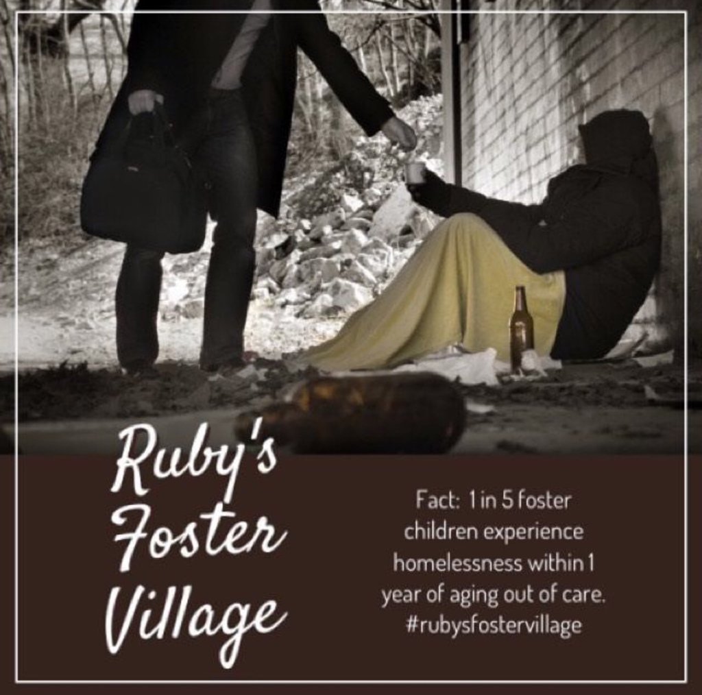 rubysvillage's tweet image. Statistics showed more than 23,000 youths aged out of the foster care system in US each year with nowhere to turn, Please check in with Ruby’s Foster Village to see how you can help a homeless youth who aged out of the foster care system #rubysfostervillage