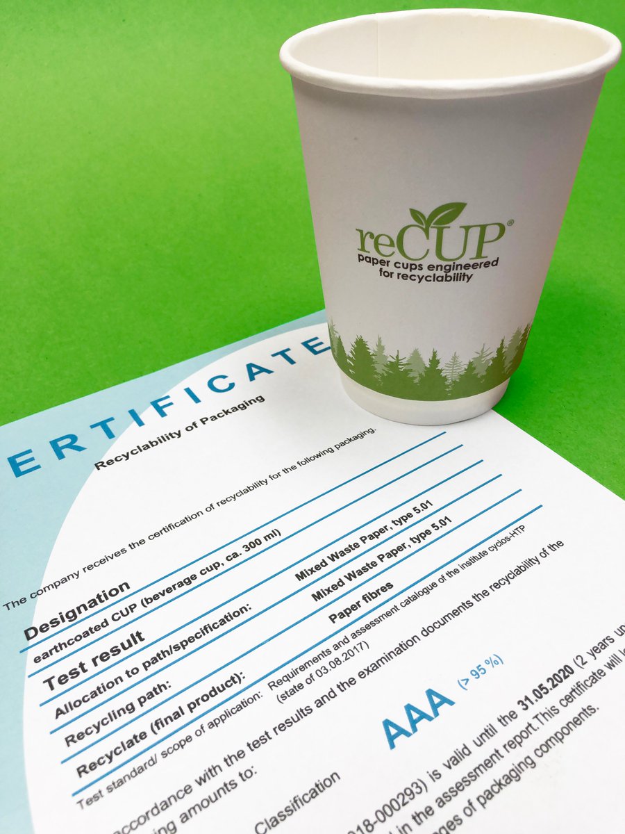 SmartPlanetTech's tweet image. Happy #EarthDay2019 everyone! Did you know that over 50+ billion paper cups end up in US landfills each year? Together we can solve this problem by making smarter use of materials. #EarthCoating #Recycling #LessPlastic reCUP.earth