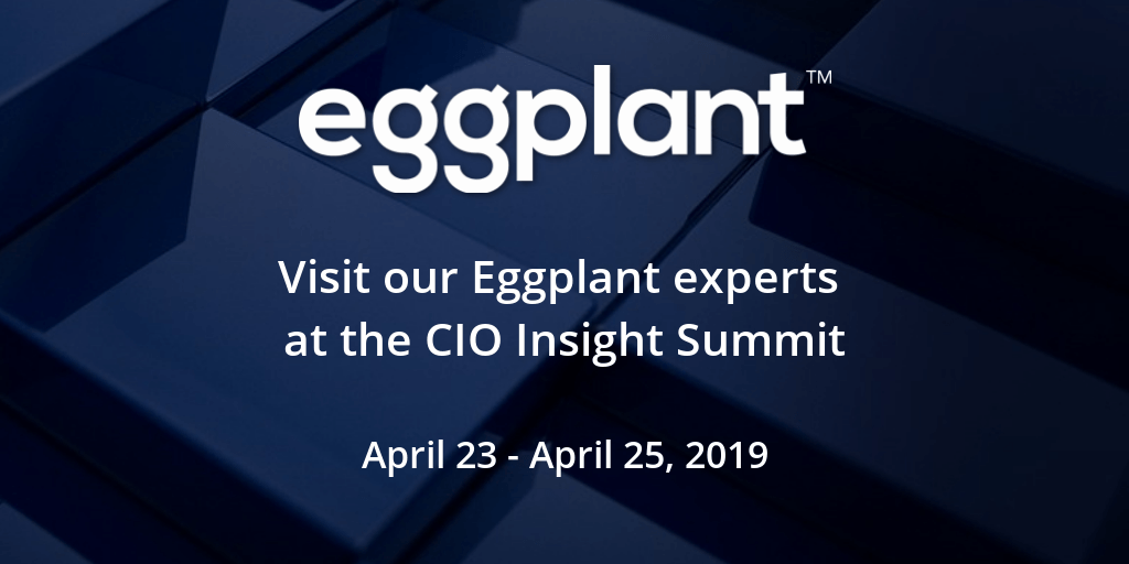 eggplantio's tweet photo. Find us this week in #Savannah, #Georgia for the CIO Insight Summit. Come and chat to our experts Richard Ward and @mikebuttrum to learn how we are shaping the future of #tech. #gdssummits #cio #CIOInsight @GDS Group https://t.co/hyFGw1AP2r