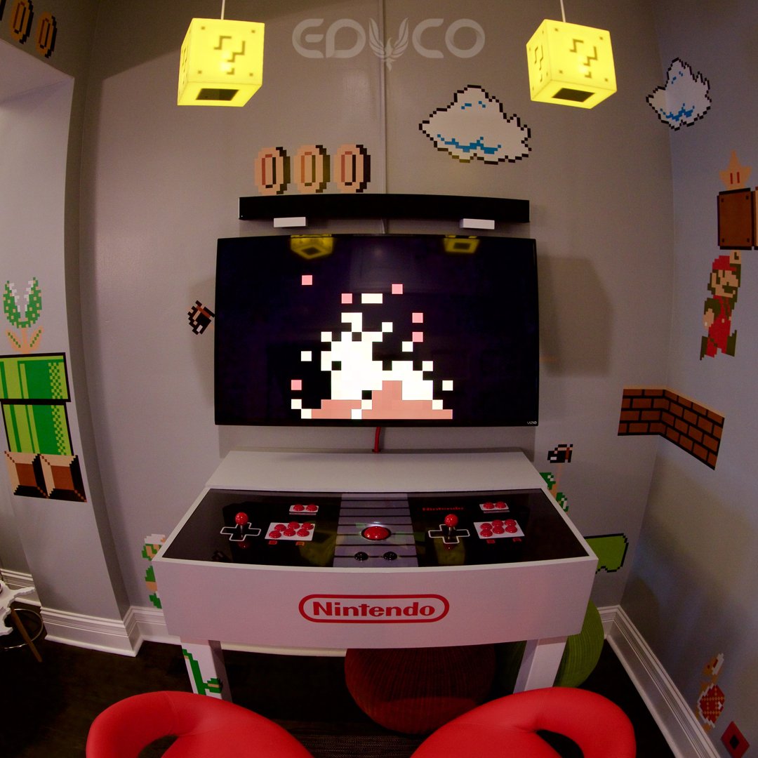 educoweb's tweet photo. We’re all 80s babies & obsessed with the tech we grew up with. So much that we painstakingly built this shrine to the original Nintendo.
If you ask nicely, we’ll let you come over & play sometime 🕹
#OriginalNintendo #MarioBrothers #VintageArcade #80sBaby #ChicagoWebDesign https://t.co/3UkEXdWfaT