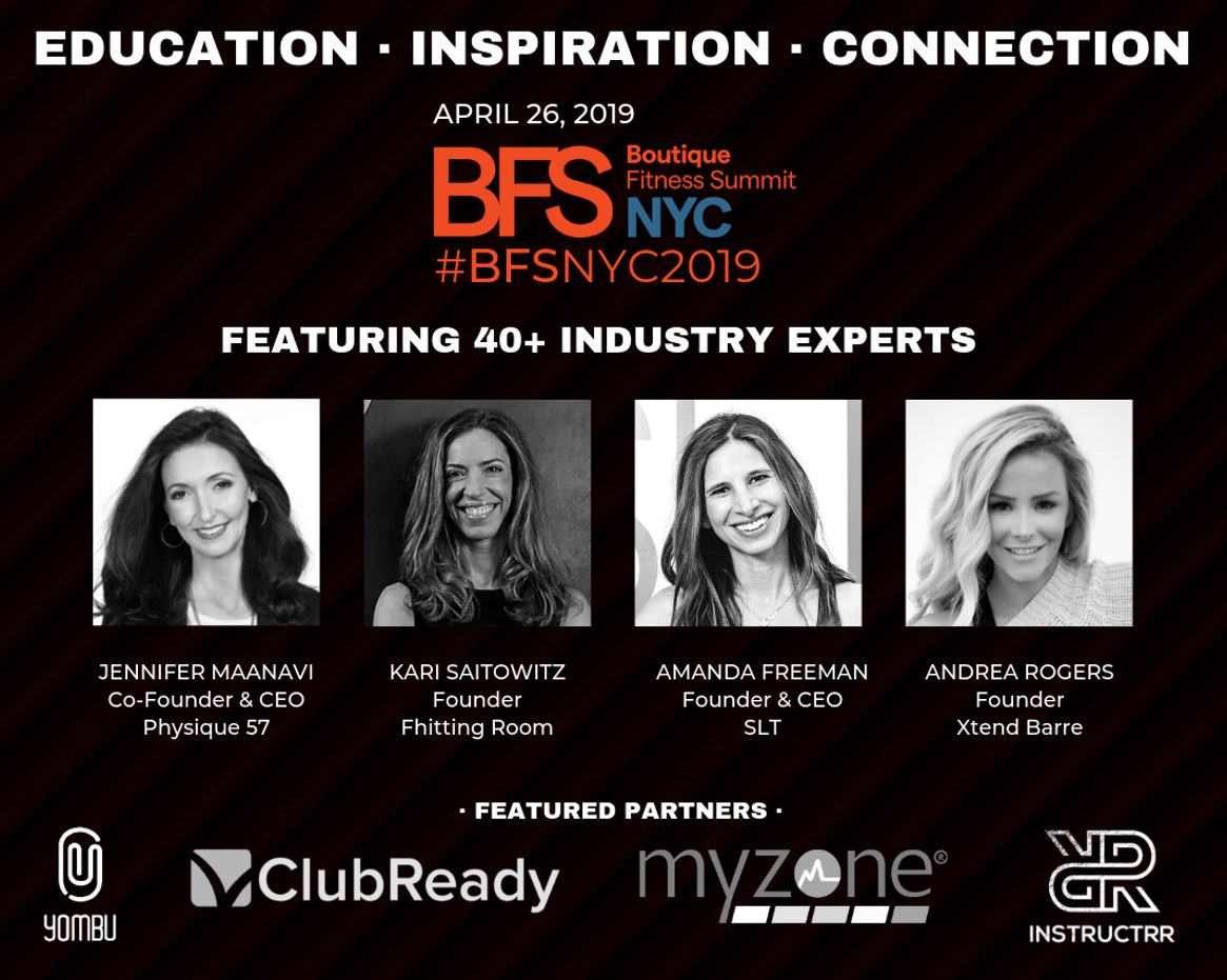 Yombu is proud to be a featured sponsor of the Boutique Fitness Summit NYC event! Come hear our CEO, CTO, and EVP of Business Development speak on Yombu's tablet-based client onboarding and biometric services.

#BFSNYC2019 #Yombu #biometrics #onboarding #boutiquefitness #yoga