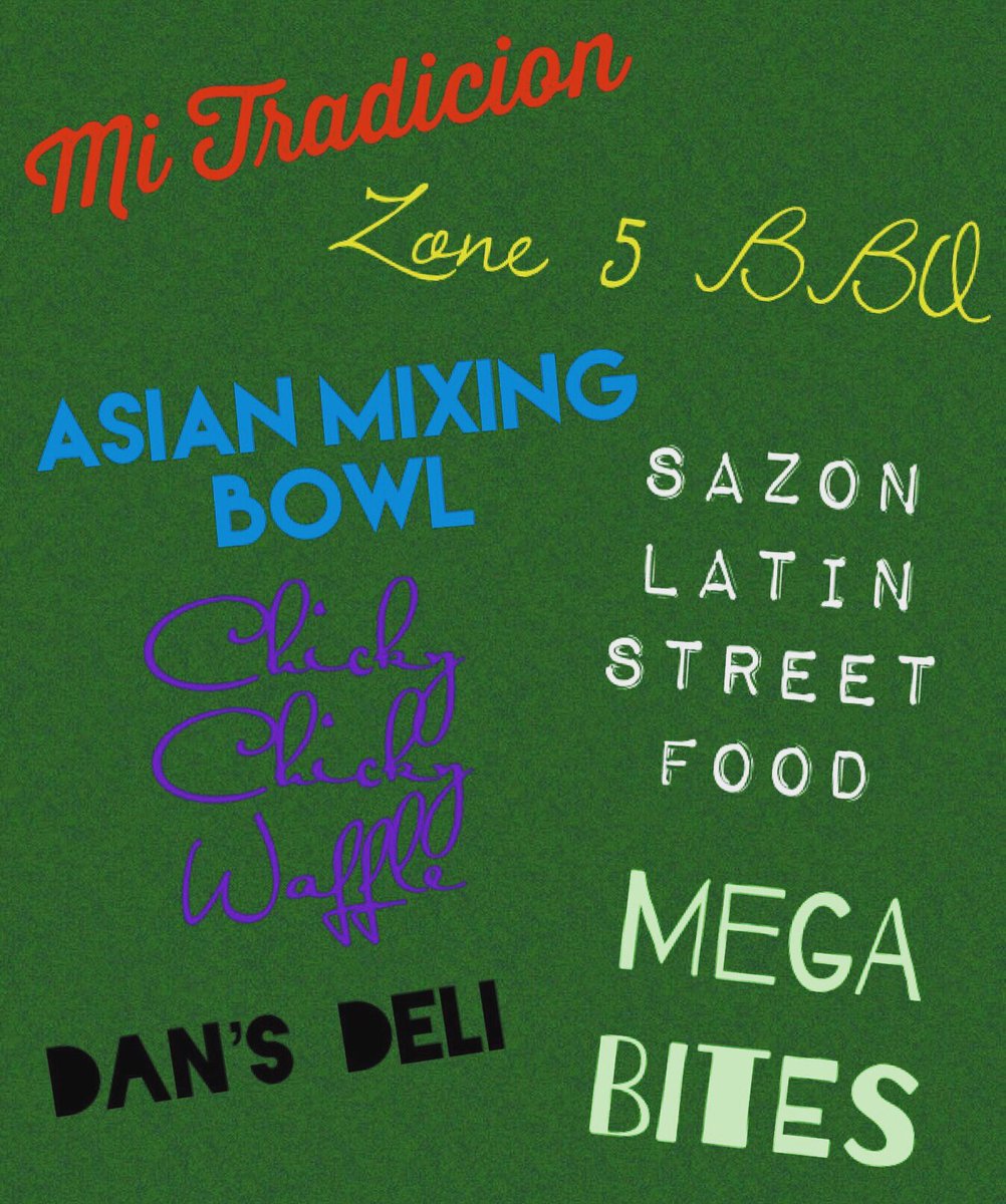 Lunch on the Lawn is this Friday! There’ll be lots of activities, food trucks, and fun things for everyone to enjoy! Here are a few of the vendors that you can expect to see...