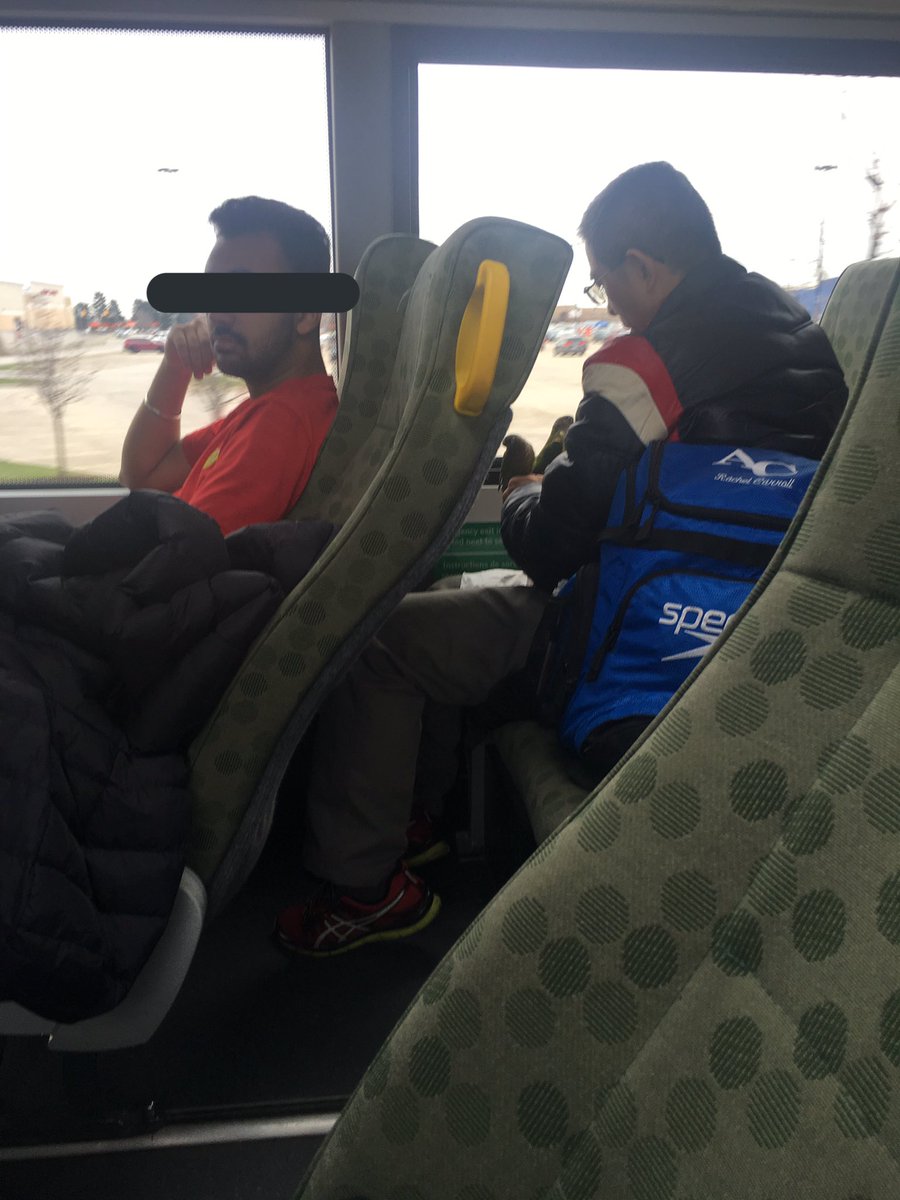 saarareynolds's tweet photo. this guy is really going to pull two birds out of his jacket pocket on the gotransit bus https://t.co/YfnAfRDqoX