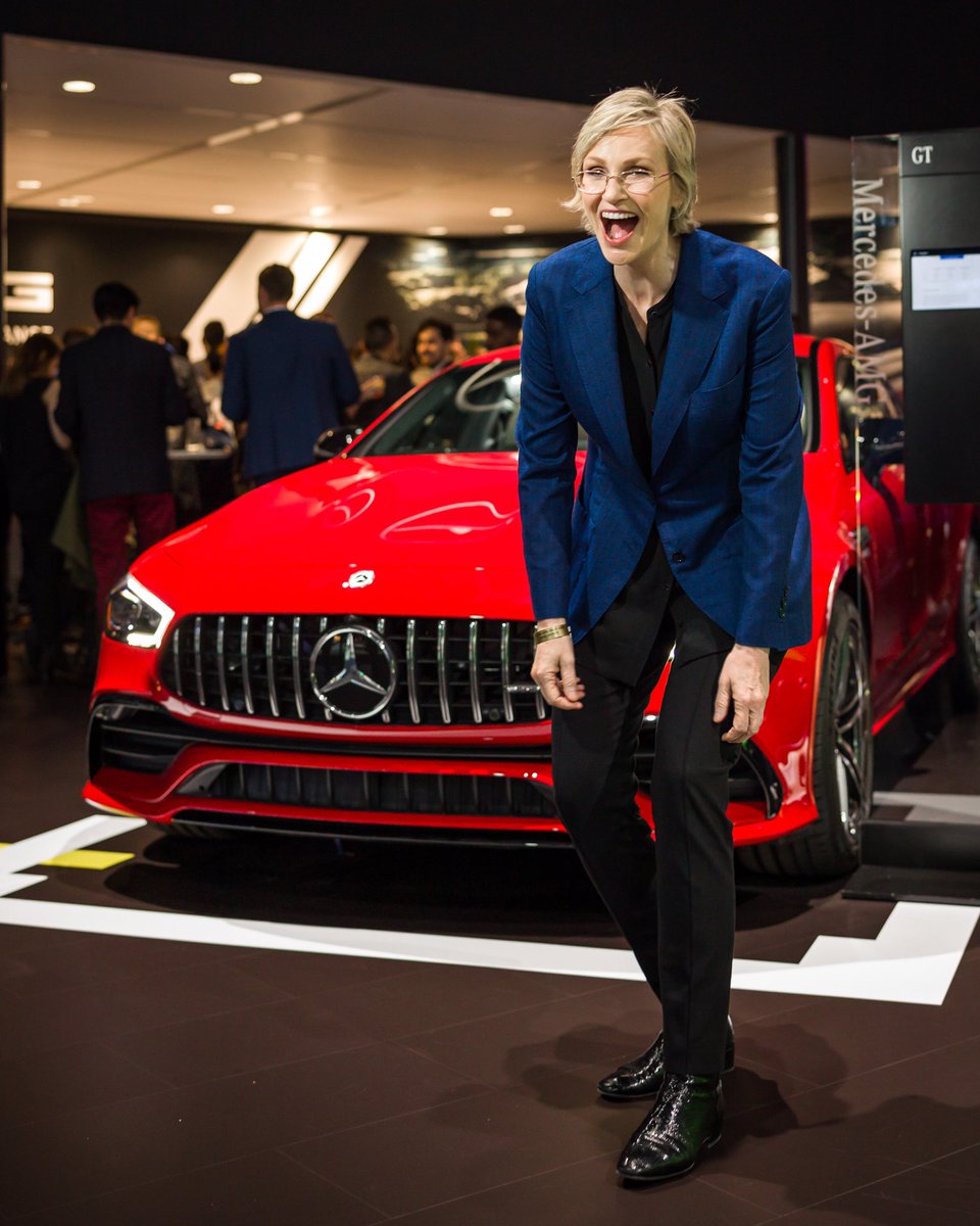 Having a blast at the #MBLGBTQ ⁦event! So proud to be an #MBAmbassador #TogetherWeArrive #NYIAS #MercedesBenz