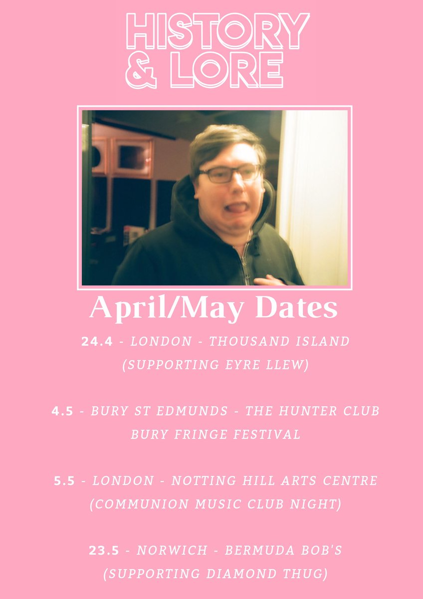 History & Lore (@historyandlore) on Twitter photo 🚨 GIGS ON GIGS ON GIGS 🚨
<a href="/EyreLlew/">E Y R E . L L E W</a> @WashingMachBSE <a href="/BurySOUND/">Bury Sound</a> <a href="/BuryFringeFest/">Bury Fringe Festival</a> <a href="/CommunionMusic/">Communion Music</a> <a href="/PromotionsPizza/">Pizza Club</a> <a href="/NHAClub/">NottingHillArtsClub</a> <a href="/TheHunterClub/">Hunter Club</a> 🚨 GIGS ON GIGS ON GIGS 🚨
<a href="/EyreLlew/">E Y R E . L L E W</a> @WashingMachBSE <a href="/BurySOUND/">Bury Sound</a> <a href="/BuryFringeFest/">Bury Fringe Festival</a> <a href="/CommunionMusic/">Communion Music</a> <a href="/PromotionsPizza/">Pizza Club</a> <a href="/NHAClub/">NottingHillArtsClub</a> <a href="/TheHunterClub/">Hunter Club</a>