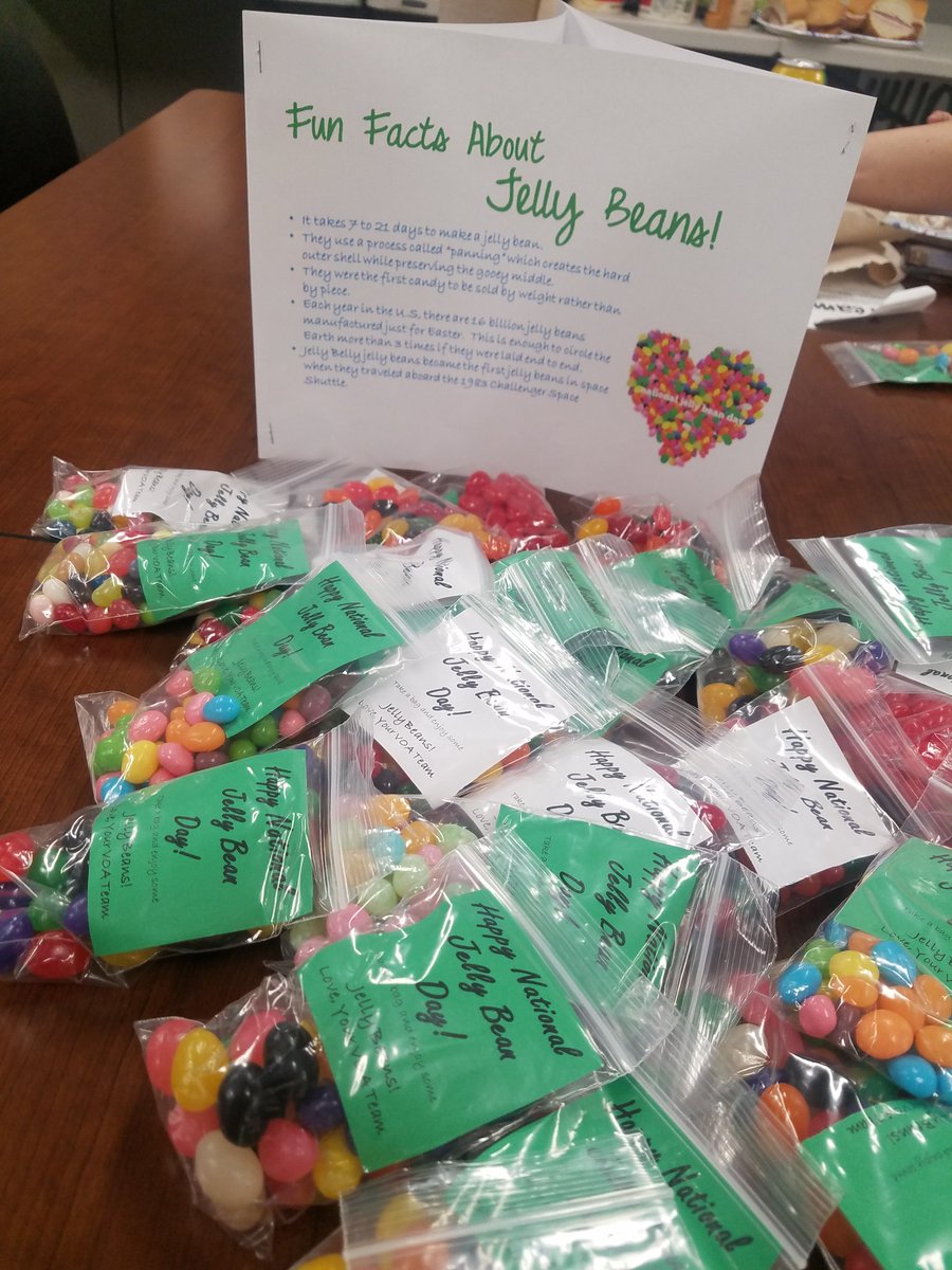 It's national jelly bean day!! Thanks to our awesome VOA committee for putting all of this together! #team10 #NationalJellyBeanDay #Pacnorthproud #voacommittee @robbie_bowen @RussMakin