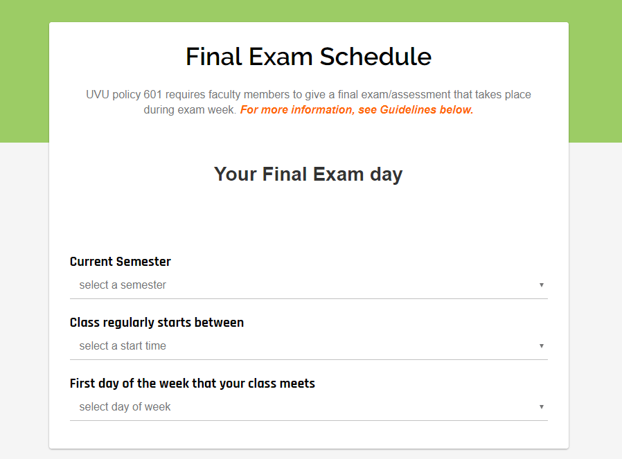 IamFirstatUVU's tweet photo. Do you know when your final exams will take place? https://t.co/EpExRsAymx
#uvu #iamfirstatuvu #finalexams #spring2019 #planahead https://t.co/l3Lxvof65E
