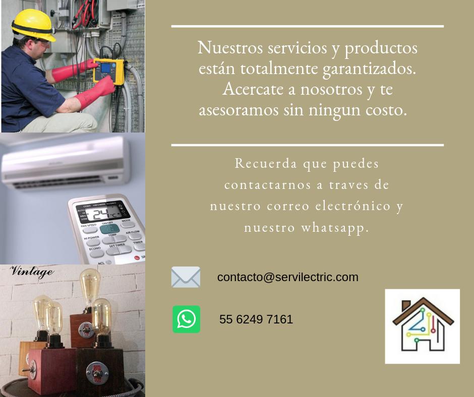 ServiLectric's tweet image. ¿Problemas con tu instalación eléctrica o tu aire acondicionado?
Acércate a nosotros, seguro te podemos ayudar a solucionar tu problema ¡La primera asesoria es totalmente gratuita!