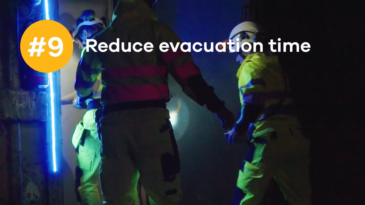 Advice #9 towards information-driven underground mining - Reduce evacuation time with 25-50%! What if you could reduce the number of incidents per year that need evacuation? Read more about Mobilaris approach. bit.ly/2PnpbMe #Mobilaris #Epiroc #MiningIntelligence