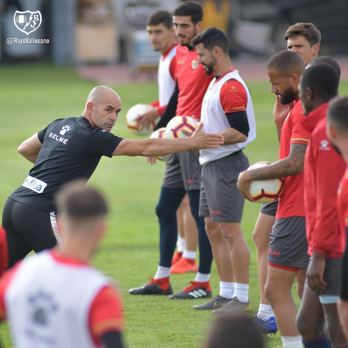 Entrenamiento del Rayo Vallecano (Foto: Rayo Vallecano).