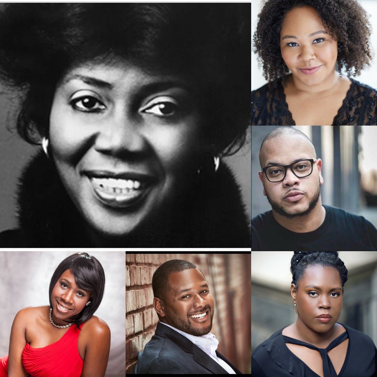 It’s going to be FANTASTIC! 5 EXTREMELY talented young singers. Alaysha Fox, Daniel Rich, Edward Graves, Deborah Carter, Daveda Browne and MASTER TEACHER and LEGEND Florence Quivar. Join us on May 10th Ticket info in the link below.  eventbrite.com/e/the-work-con…