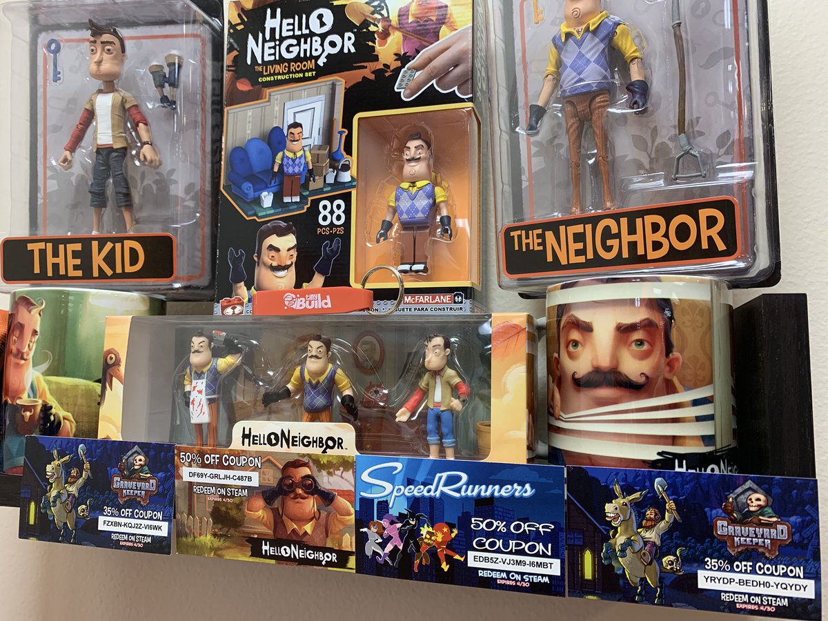 Tinybuild Hey You Interested In Coupons For Helloneighbor Graveyardkeeper And Speedrunners I M Going To Drop A Ton Of Codes In Our Official Discord General Channel Discord T Co Gokufpkp8n T Co Lqaecday2k Twitter