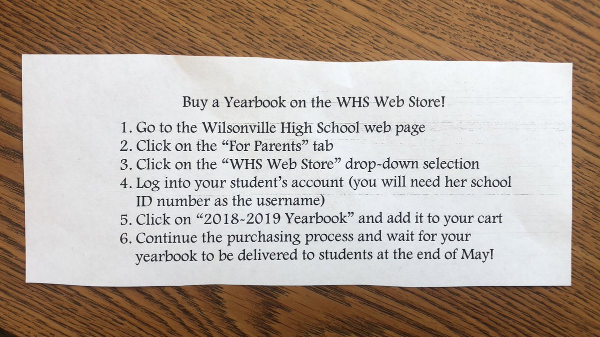 Saturday is the last day to order yearbooks! They are $60 and the directions are up above!!