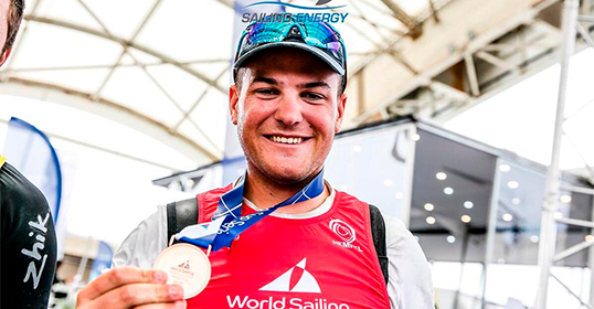 De entre los #LogrosPodium de la semana destacamos la medalla de bronce🥉 conquistada por <a href="/JCardonaPodium/">Joan Cardona</a> en la categoría #Finn de la Copa del Mundo #hwcsgenoa. ¡Enhorabuena Joan! 👏😊 #OrgulloPodium. Más info. en ow.ly/pP5K50rdy40