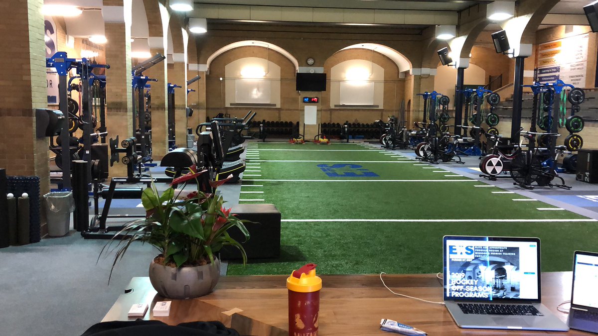 Preparing Hockey Development programs for <a href="/ETSWindsor/">ETS Windsor</a> 2019 Off Season. Unreal to have these resources available as a strength coach! A true training facility for athletes! #StayTuned #ForgedByGrit