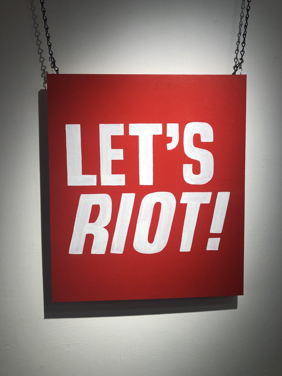 weare_dmc's tweet photo. The Riot Grrrl Studio is OPEN! We’re paying homage to the iconic movement @TheStovies this week as part of #TheFemaleTakeover - stop by for a wee look! 🔥🔥🔥 #RebelGirl #LetsRiot https://t.co/V08IEn5wSl