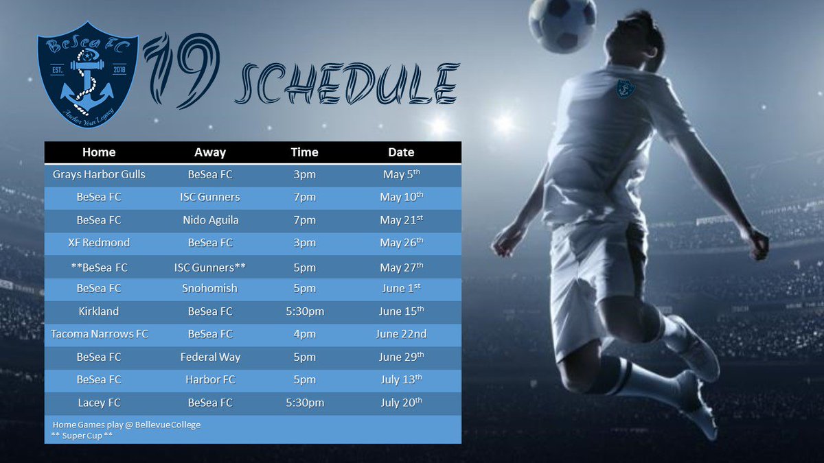Our first season takes off against @GHGullsFC on May5th - Looking forward. #AnchorYourLegacy @WWPLsoccer @bellevuewa @seattlesoccer @OSA_FC
