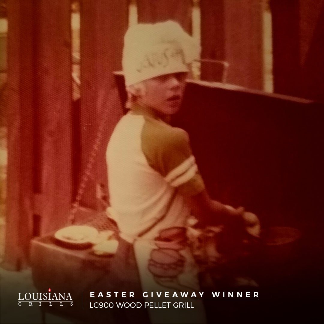 LouisianaGrills's tweet photo. Congratulation to Joe Harris Winner of the Louisiana Grills Easter Giveaway! #LouisianaGrills #Easter #Grill #Giveaway #Easter2019 #LG900 #Family #Memories #FamilyTime https://t.co/NgbcOyD8Cy