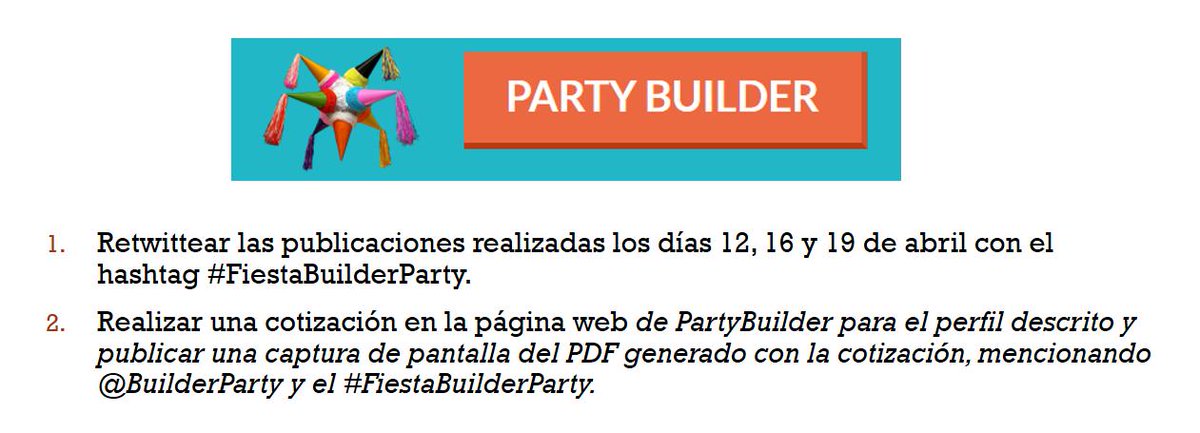 BuilderParty's tweet photo. No olviden participar en nuestra dinámica que finaliza antes de las 12:00 a.m.
Solo deben seguir los siguientes pasos
URL de nuestra página: https://t.co/d8D6WozAfz https://t.co/RpKfqUcz0l