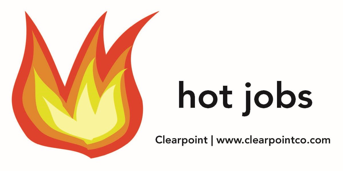 ClearpointCo's tweet photo. HOT JOBS: We are hiring! Check out these great job opportunities. https://t.co/ihXARGZnZ6 #clearpoint #nowhiring #applytoday #hotjobs https://t.co/NDVIpVsaKO