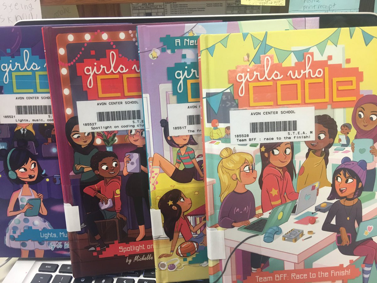 AvonMediaCenter's tweet photo. So excited to add these books to our #STEAM collection! @Ms_Kordek and I are looking forward to incorporating our new STEAM books into our @AvonNovas Adventure Day #MakerSpace centers! @JenJReader #D46Tech #OneD46 https://t.co/zPGt1hAx1x