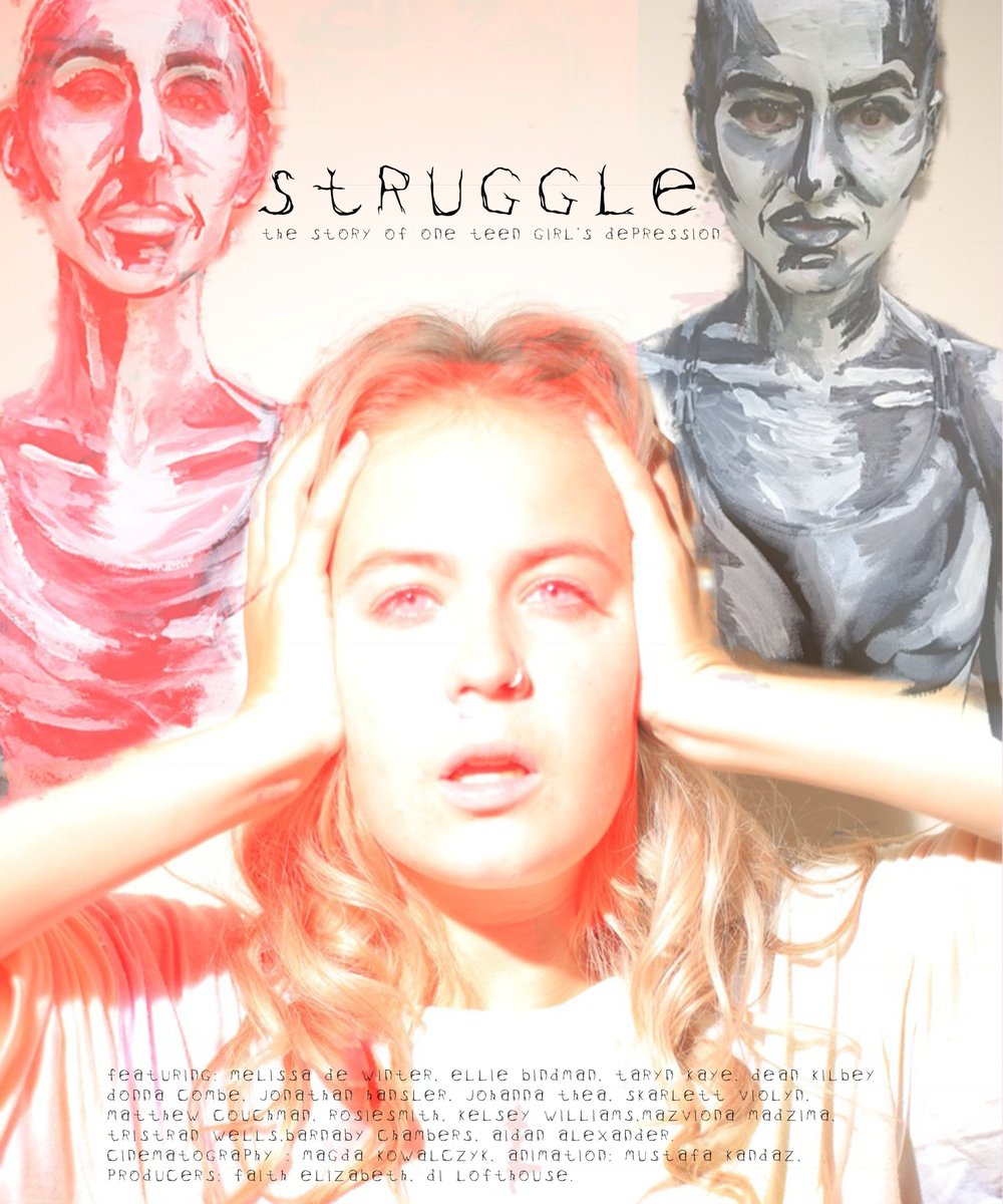 New poster for Struggle our latest short film: #film #mentalhealthawareness