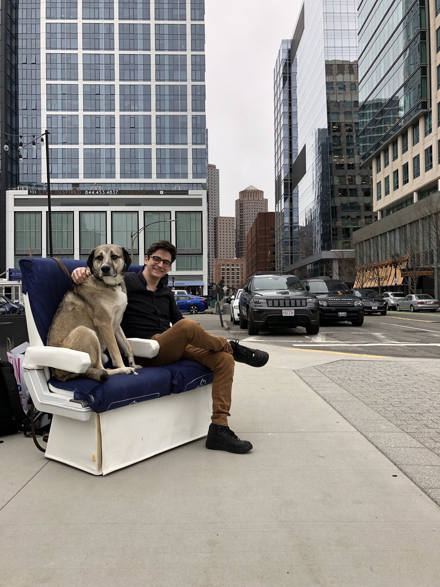 Hypnap's tweet photo. Harvey from @harveytraveler joined us after our fit study testing! #travel #innovation #RoadWarriors https://t.co/GDja78eMPd