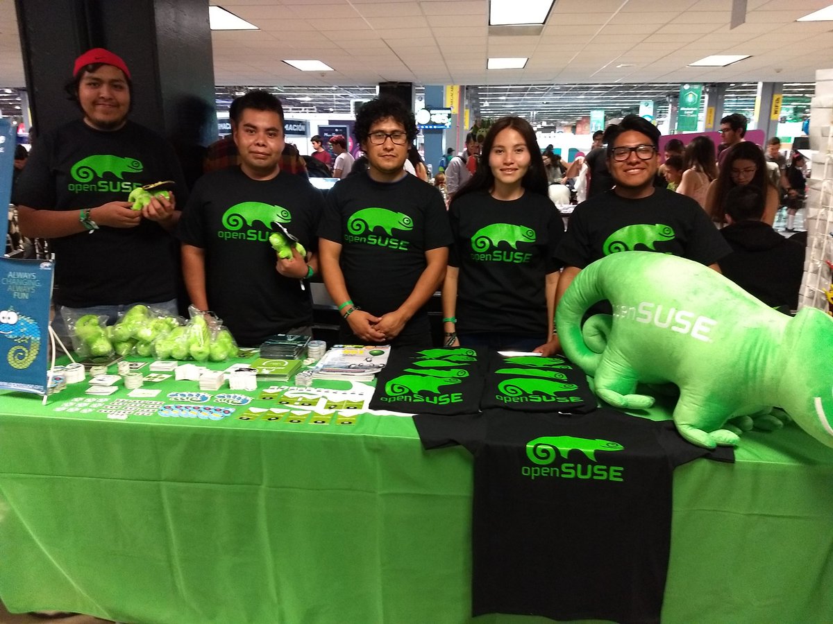 openSUSEMexico's tweet photo. La comunidad @openSUSE presente en el evento de Emprendimiento y Tecnología más grande del mundo. Jalisco Talent Land 2019 @talent_net https://t.co/7E5v9CwsTt
