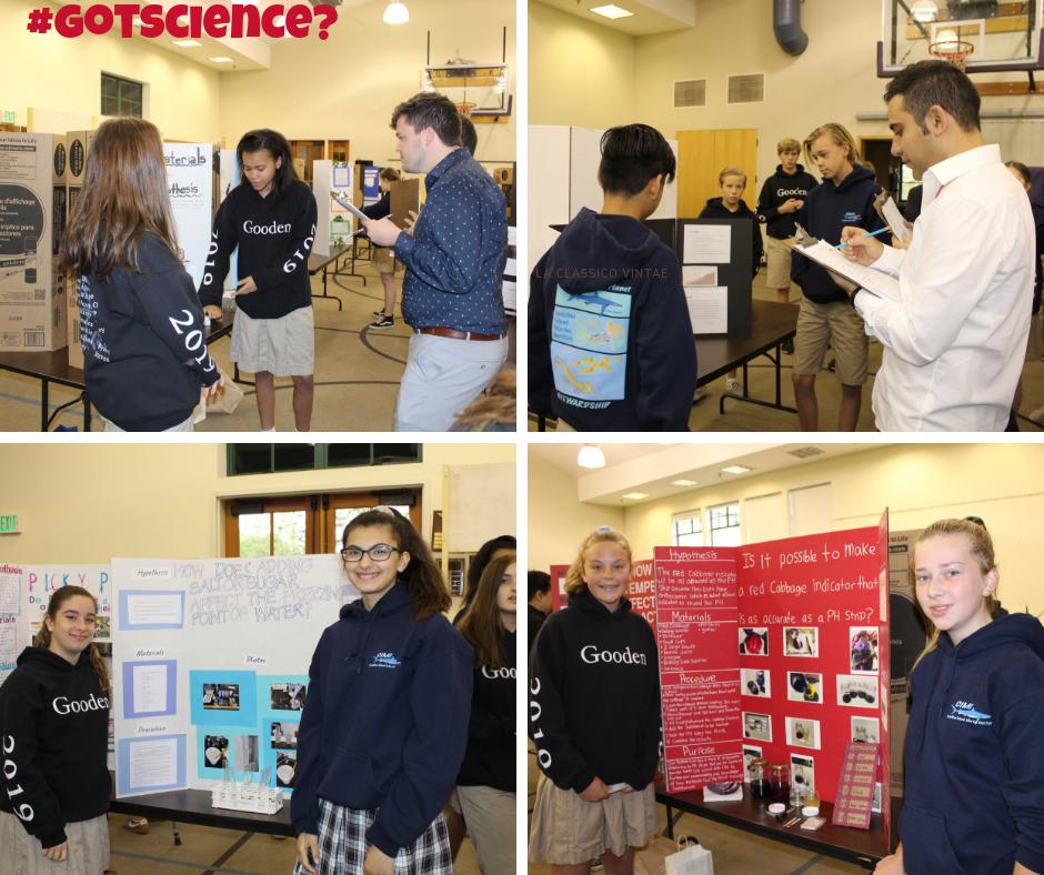 GoodenSchool's tweet image. #GotScience? Each student in middle school participated with a science project ranging from studies of chemistry and biology to neuroscience and physics. Judges from @uscchemistry and @Caltech remarked upon the originality of each project. #WeAreGooden