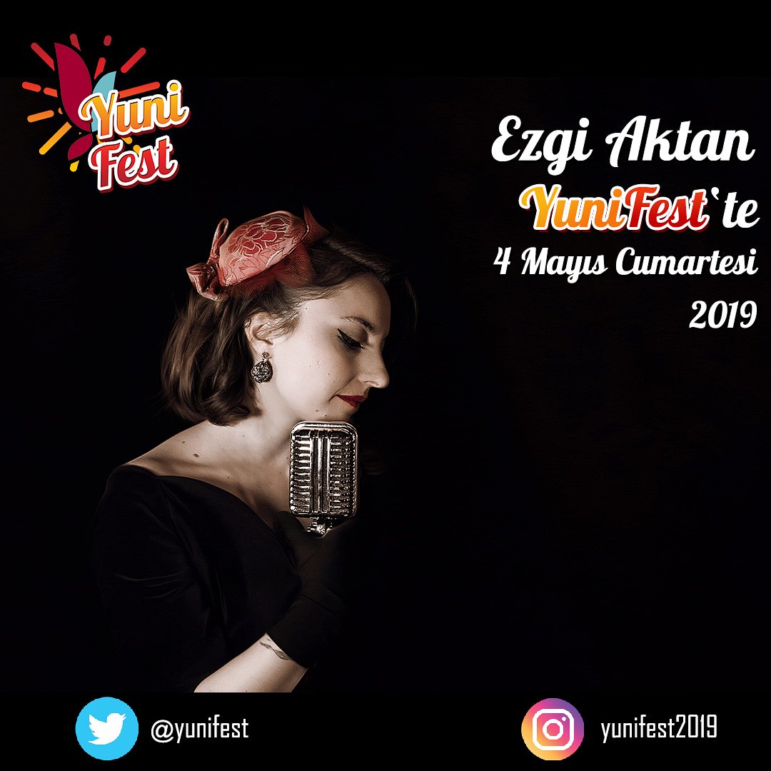 Döne döne dans etmeye hazır mıyız? Biz küsmedik!

Melek sesli, çiçek sözlü o güzel kadın Ezgi Aktan, 4 Mayıs Cumartesi günü YUNİFEST'te bizlerle! Kendisine duyarlı yaklaşımı için çok teşekkür ederiz. Sabırsızlıkla bekliyoruz :)

<a href="/ezgiaktan_/">Ezgi Aktan</a>  #yalovadailkşenlik 

<a href="/afrikadahilmi/">Sel</a>