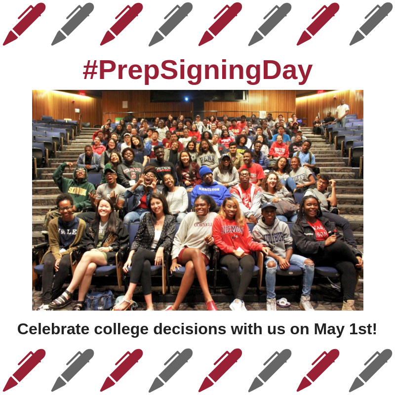 Prep_for_Prep's tweet photo. #PrepSigningDay Prep HS seniors, join us at the brownstone on May 1 to celebrate your college choices! RSVP below or tweet a photo of your university gear with #PrepSigningDay for potential reposts. #collegesigningday #reachhigher #bettermakeroom
https://t.co/9xHgPLIjzD https://t.co/0Sm7E9Ua6h