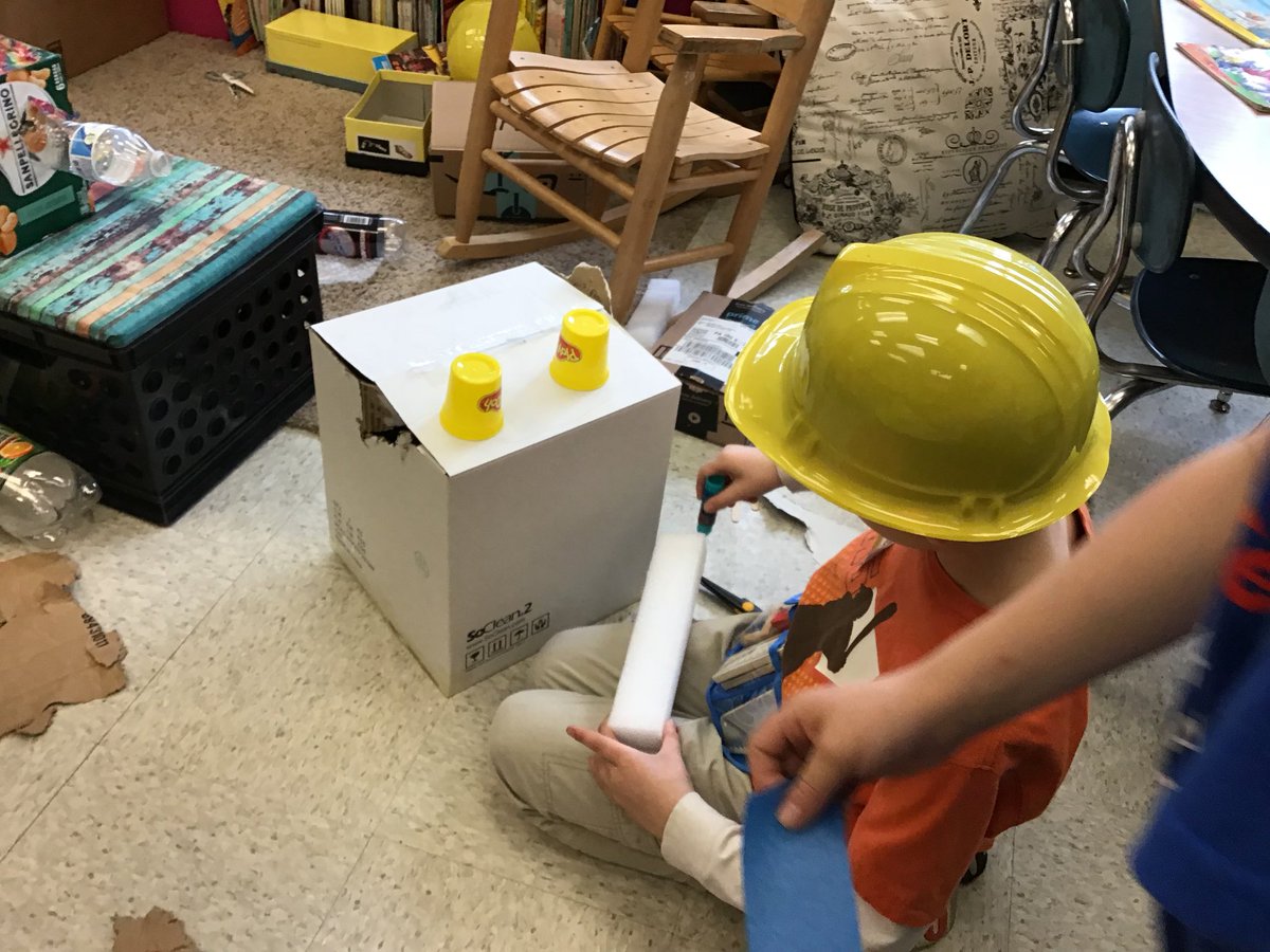 First graders <a href="/CB_Buckingham/">Buckingham Elem.</a> had a great day full of Construction as they were challenged to plan, design and build a Mighty Machine to help the earth, using only items that have been used before. <a href="/lstorystar/">LeeAnn Story</a> <a href="/BeckyWilde8/">Becky Wilde</a>