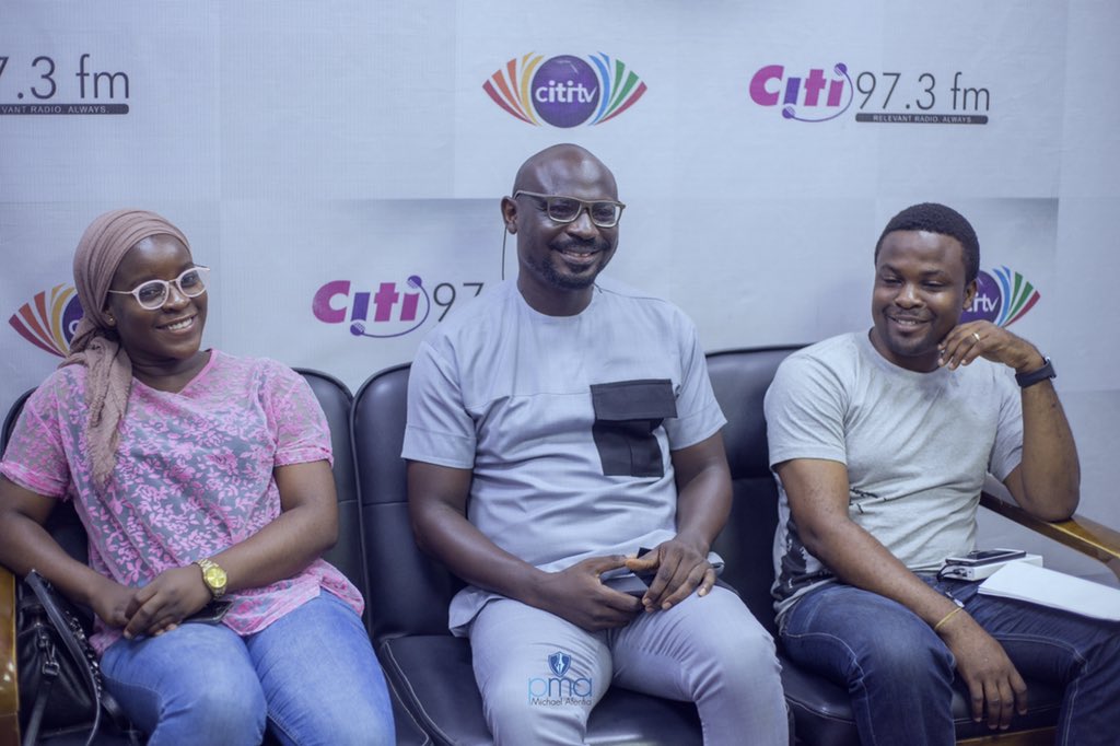 Lady_karimah's tweet image. Yesterday, I was live on citi FM in Accra Ghana. It was a great opportunity reading my poem that won the Write for love season 2 poetry contest organized by @MichaelAfenfia