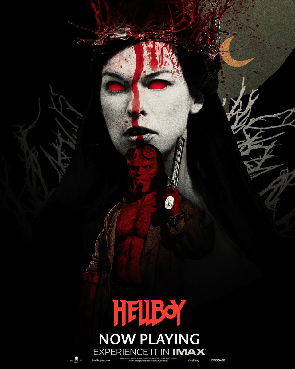 HellboyMovie's tweet photo. This battle has been brewing for centuries. #Hellboy is NOW PLAYING: https://t.co/nqoT92skkG https://t.co/d3fEGen4rm