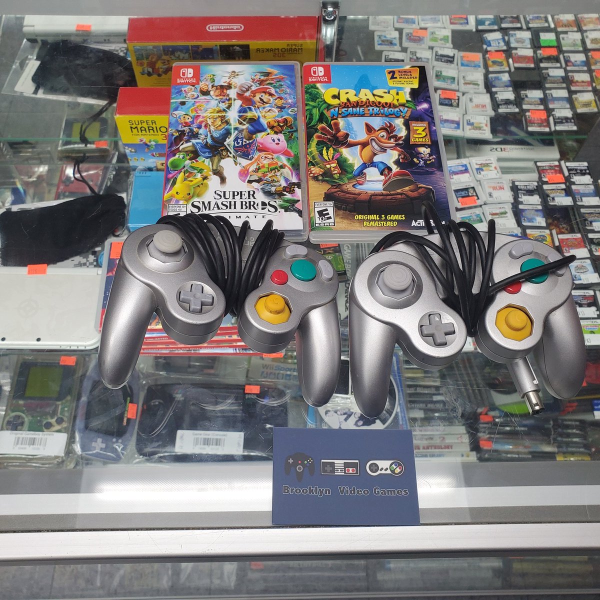 bklynvideogames's tweet image. Now in stock. #supersmashbrosultimate #crashbandicootinsantrilogy #gamecubecontrollers #videogames #nyc