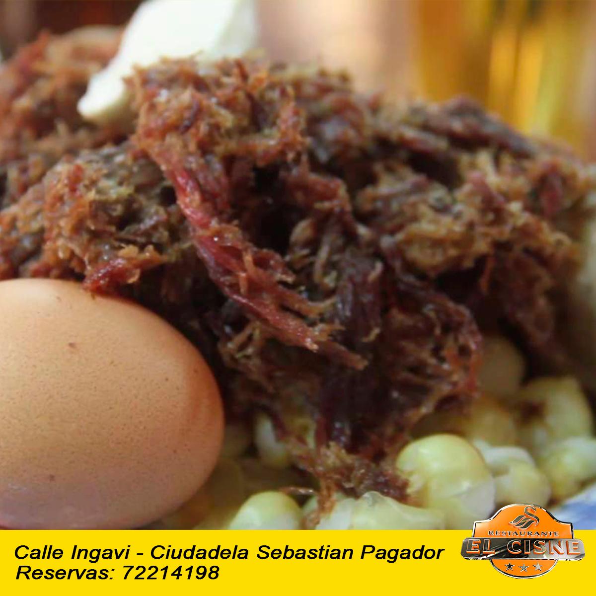 ElCisneCbba's tweet photo. Disfruta de un exquisito #Charquecán_Orureño! Uno de los platos más representativos de la #GastronomíaBoliviana👌🇧🇴solo en ✔️RESTAURANTE EL CISNE. WhatsApp: 79774342 o click aquí: https://t.co/KfAEZEIlng
¿Cómo llegar? - Click aquí: https://t.co/qIQ5exviQf
#El_Cisne #Resuarante https://t.co/OMoASCJM57