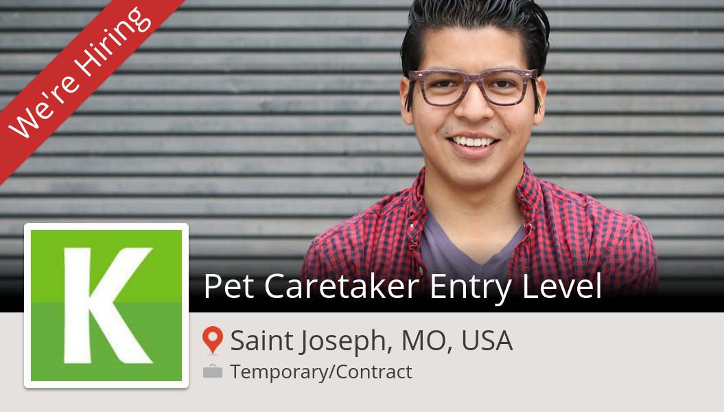 micr818's tweet photo. #KellyServices is hiring! Pet #Caretaker #Entry Level in #SaintJoseph, apply now! #job https://t.co/zQY282LUAE https://t.co/MD48TNVGm2