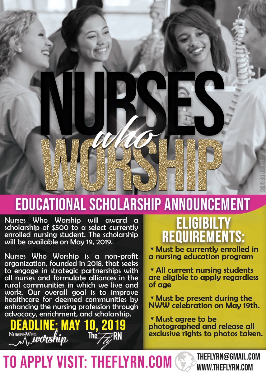 theflyrn's tweet photo. Scholarship for Middle Georgia Nursing Student. Apply at https://t.co/Bp7NFBOrD2
#ruralnursesmatter https://t.co/84GPJgbJka