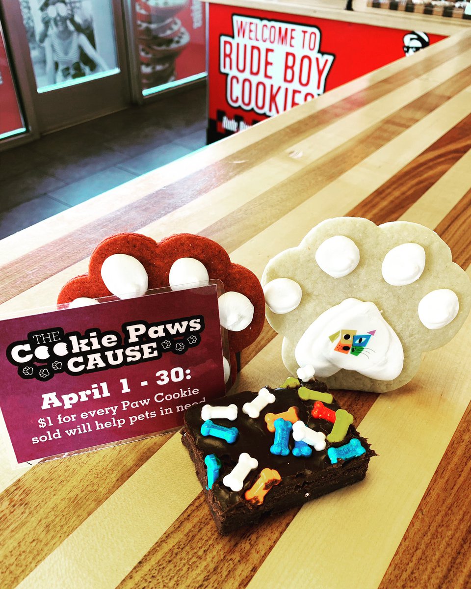RudeBoyCookies's tweet photo. Cookie Paws & Bow WOW Brownies all month long! $1 from every sale goes to support @animalhumanenm
#cookiepawscause #cookiesandcommunity
#keepitrude #allrude
#keepyourcookiesburque #albuquerquescookieshop #eatlocalcookies #havearudedayabq #rudenamecordialcookies https://t.co/NP8Ylnujtv