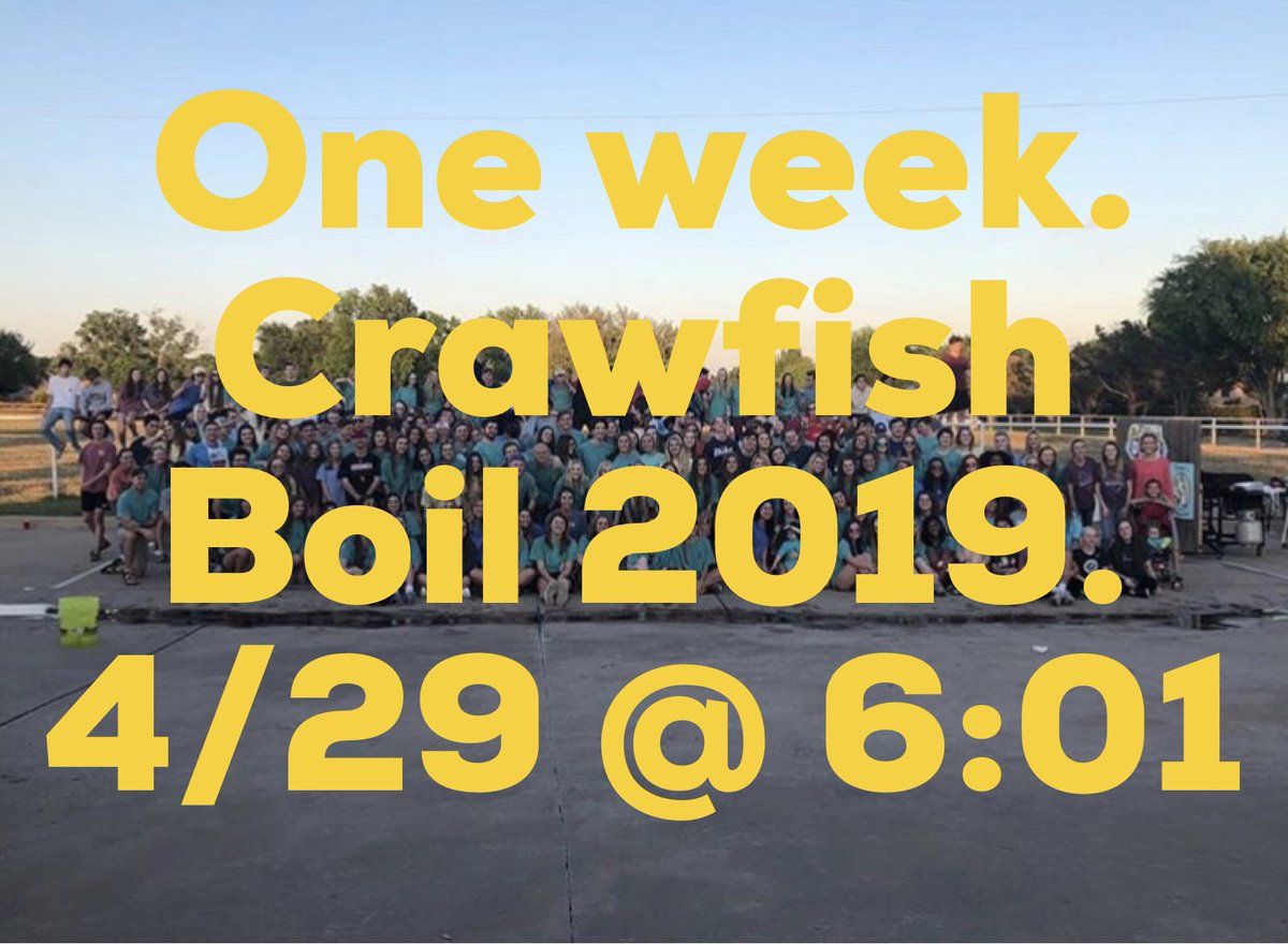No club tonight. BUT (!!!) in one week from today we’ll be eating crawfish, homemade burgers &amp; fries and dessert with all your best friends. The 10th annual CFB is shaping up to be the best yet!!! 🦐