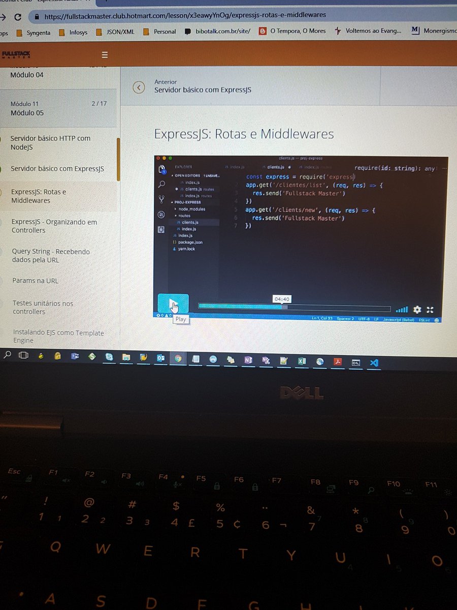 ClaytonMNeves's tweet image. #fullstackmaster #learningnodejs #nodejs #sapplusothertools @tuliofaria @devpleno
