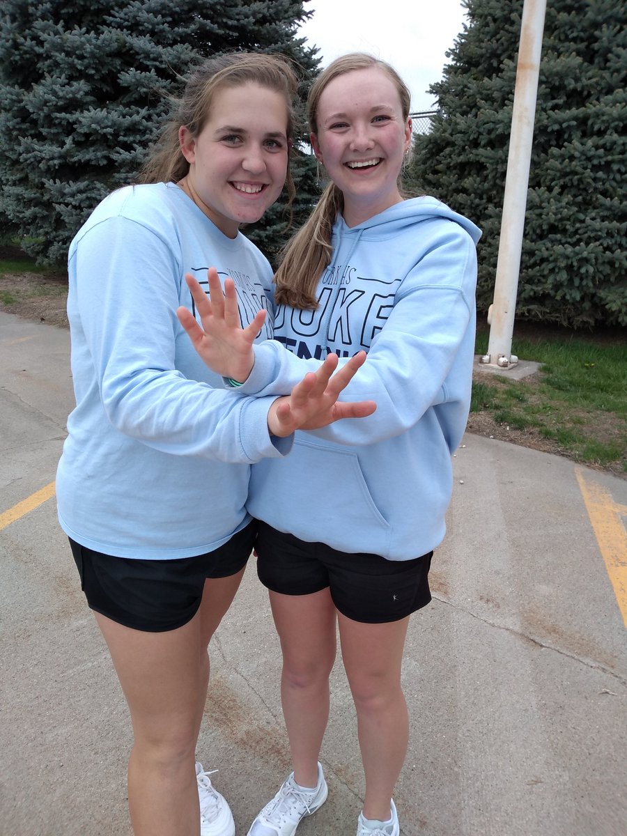 notoriouzmiller's tweet photo. These two made it to 10 Dubs after only 13 matches... who's next? #duketennis https://t.co/Epgzuz4Zix
