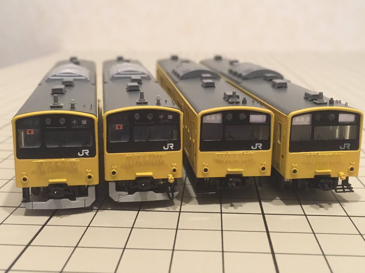 201系中央・総武緩行線ミツ9編成本完成！ 量産車6両と試作車4両で組成