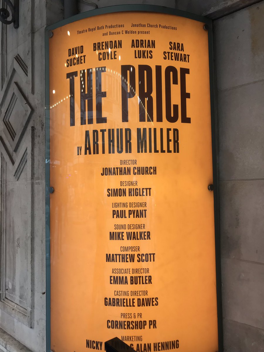 hollylightly's tweet photo. Excellent performance tonight @David_Suchet, well done to all involved in the production of #theprice https://t.co/FmvOh92iTo