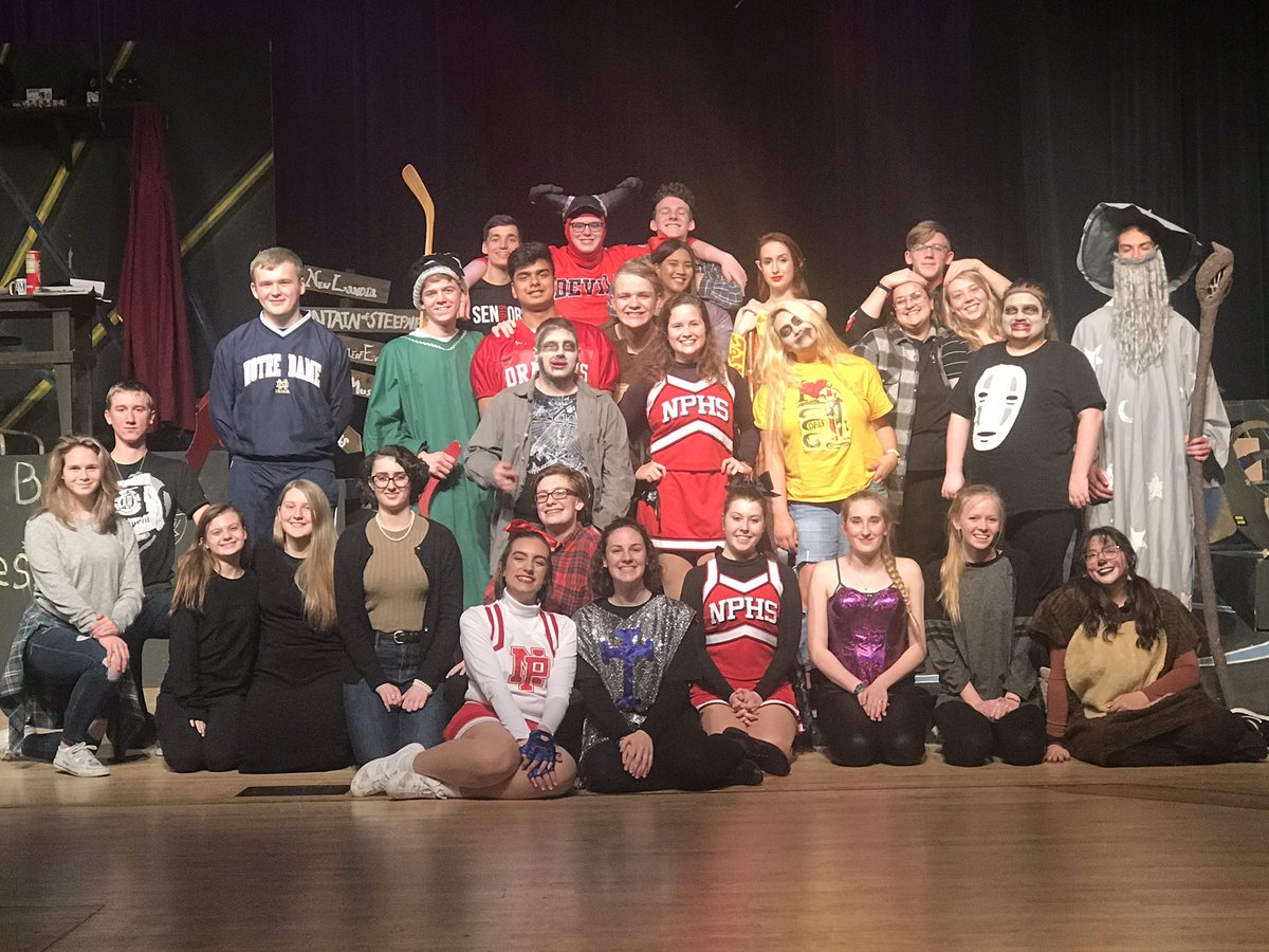 The cast & crew of She Kills Monsters invites you to our show this weekend!! 
April 27-28 Fri/Sat7pm, Sun April 29, 2pm, $8! 
#NewPalProud #Iminthemoodfordanger 
@kills_she @dragondirector @NPHighSchool @SamuelFrenchNYC