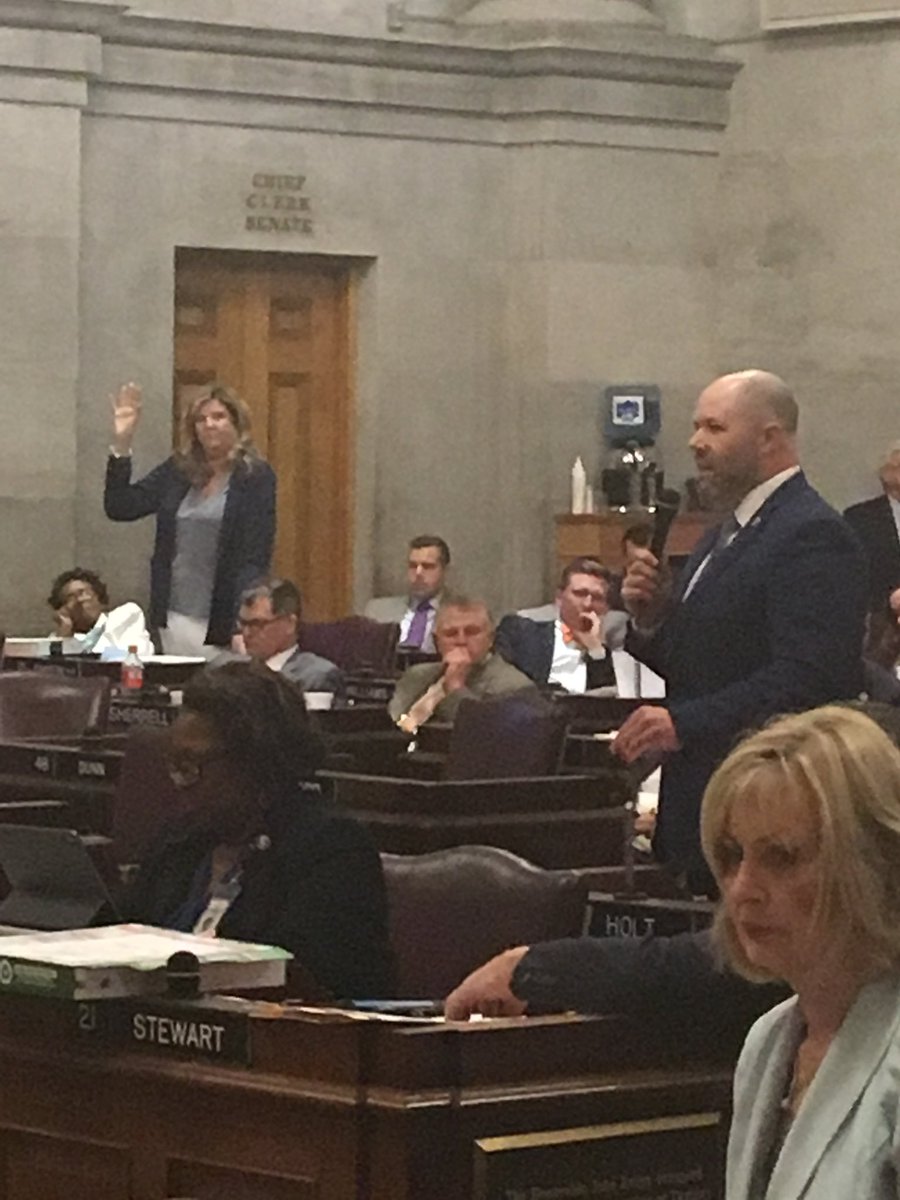 VoteGloriaJ's tweet photo. Where in my buddy Andy Holt explains being a woman to me;-) #AbortionTriggerBill #HB1028 https://t.co/qgjH308hl1